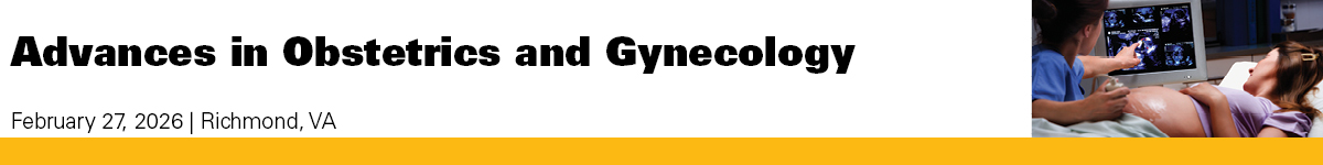 2026 Advances in Obstetrics and Gynecology Banner